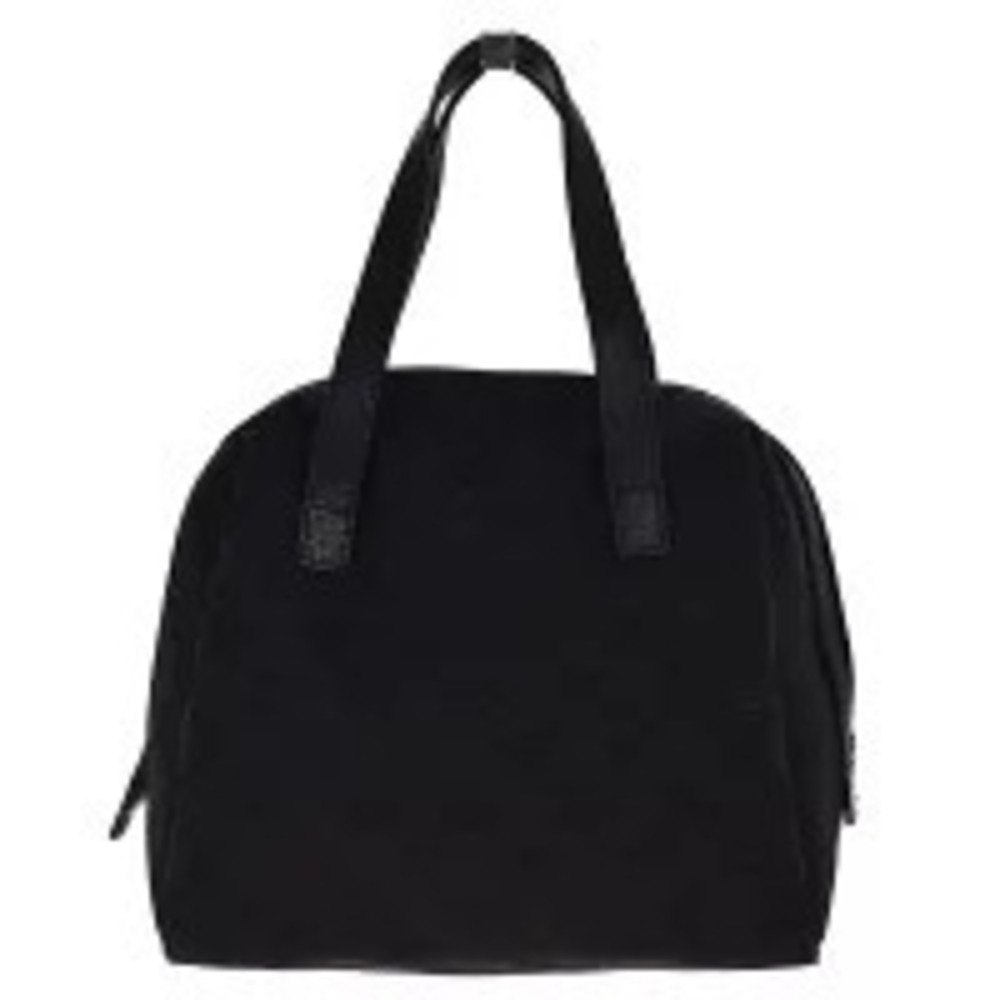 Gucci GG Canvas Leather Handbag Black